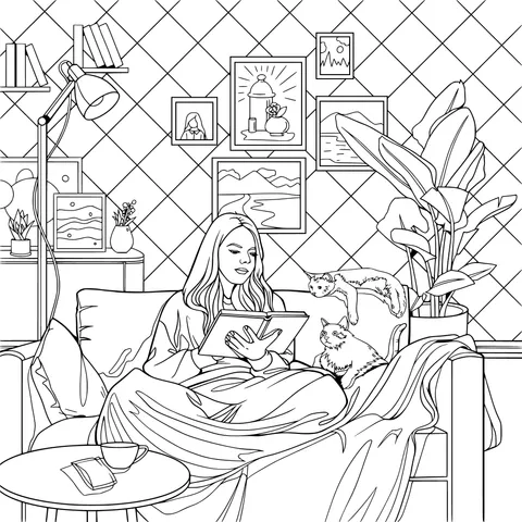 Reading Time with Cats