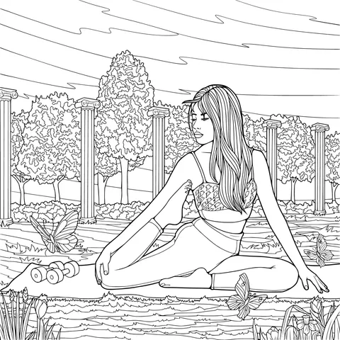 Yoga Time in the Park