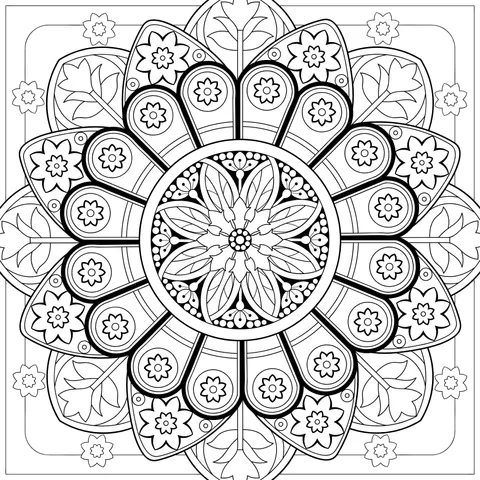 Colorful Mandala Pattern