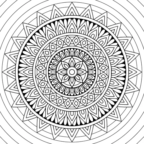 Colorful Mandala Pattern