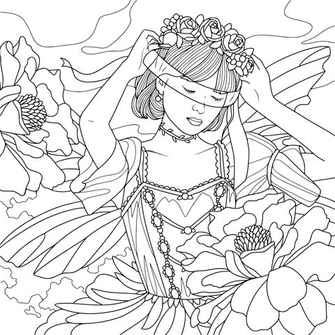 Blindfolded Flower Fairy