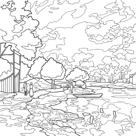Scenery by the River