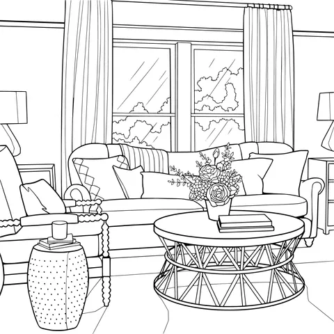 Cozy living - room arrangement