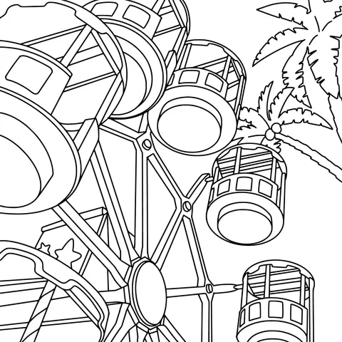 Colorful Ferris Wheel
