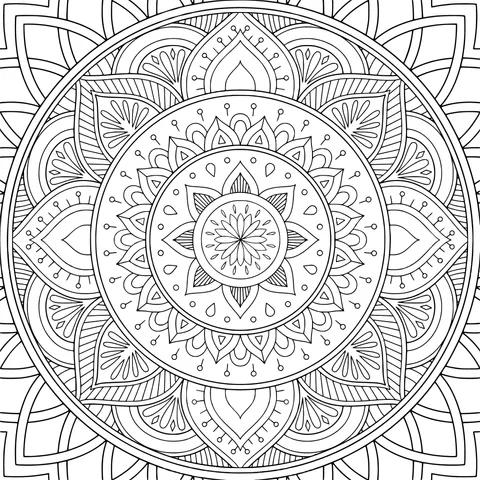 Colorful Mandala Pattern
