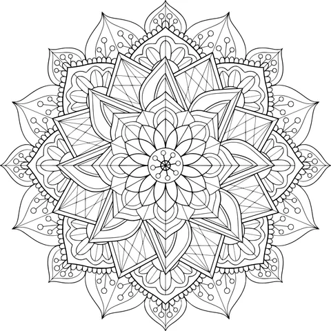 Colorful Mandala Pattern