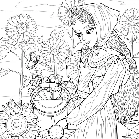 The Maiden in the Garden