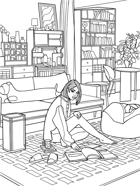 A Cozy Indoor Reading Time