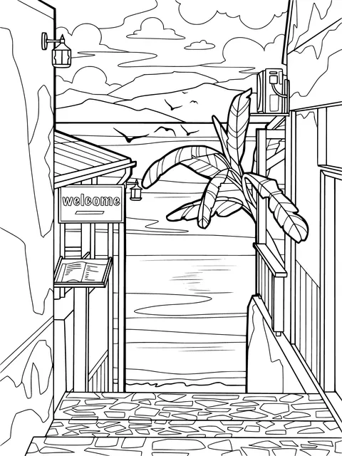 Alley Leading to the Seaside