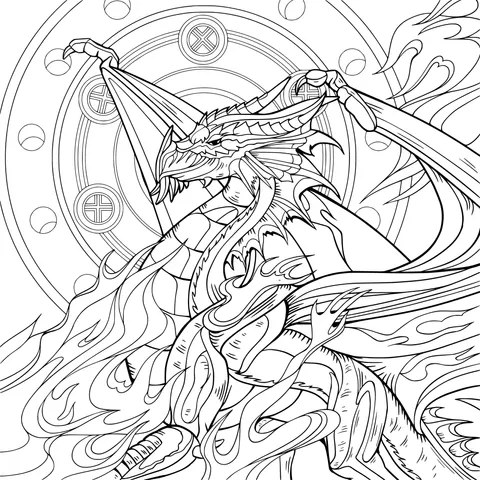Flame - breathing Dragon