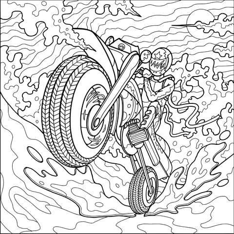 Motorcycle Stunt Performance
