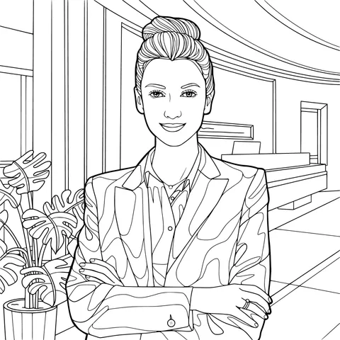 Confident Professional Woman