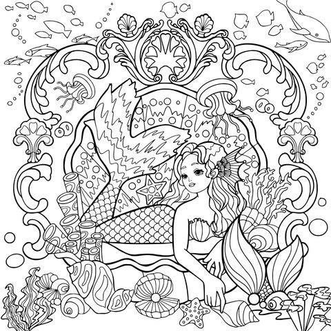 梦幻海底的美人鱼
