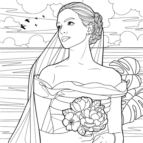 Bride by the Sea