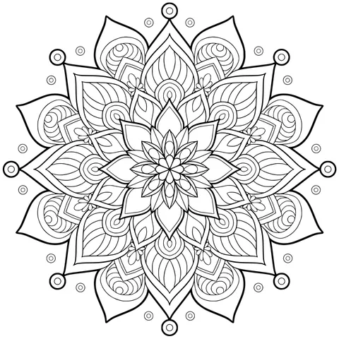 Colorful Mandala Pattern