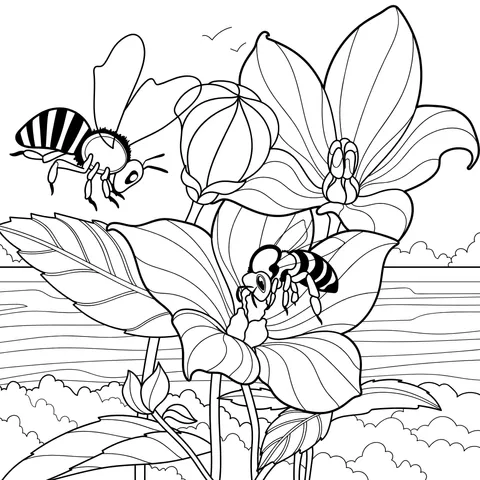 Bees among the Flowers