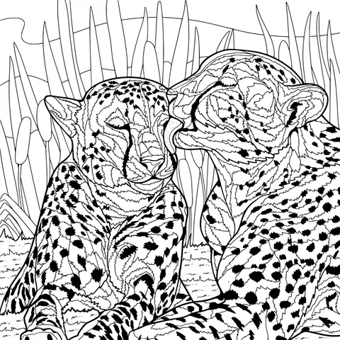 Affectionate Cheetahs