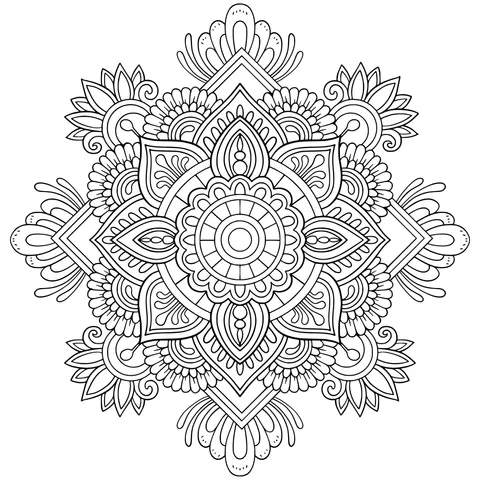 Colorful Mandala Pattern