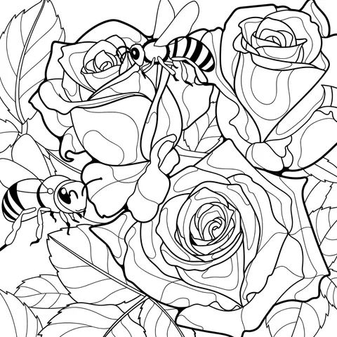 Bees and Roses