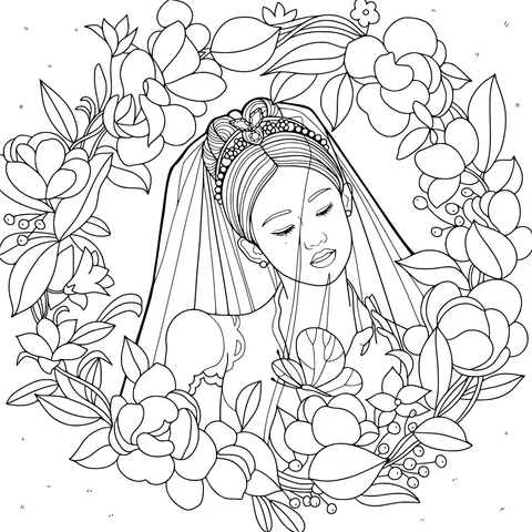 Bride in the Flower Cluster