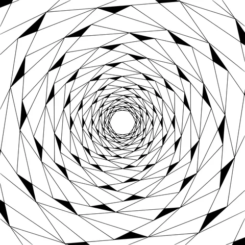 Gorgeous Geometric Spiral Pattern