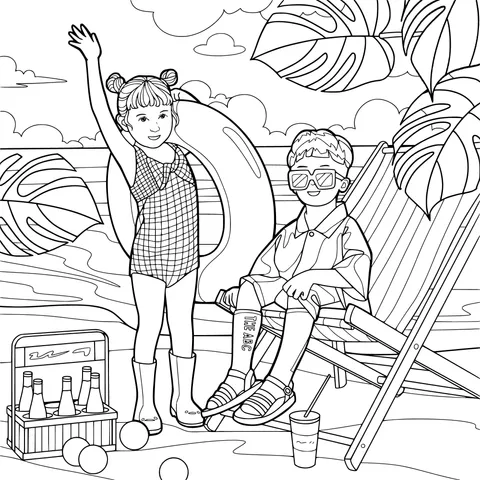 Happy Time on the Beach