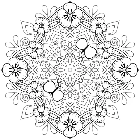 Floral Mandala Pattern