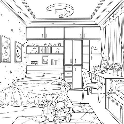 暖かい子供部屋