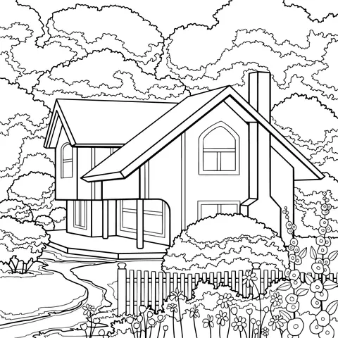 Cozy House in the Woods