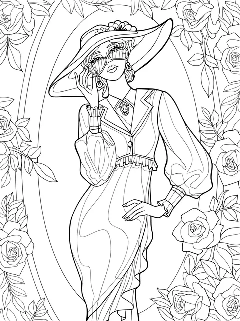 Fashionable Rose - lady