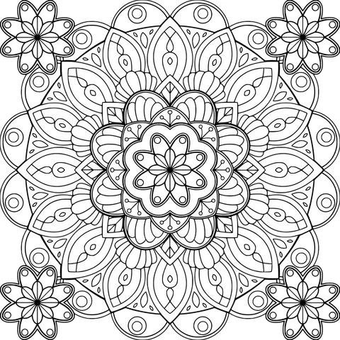 Colorful Mandala Pattern