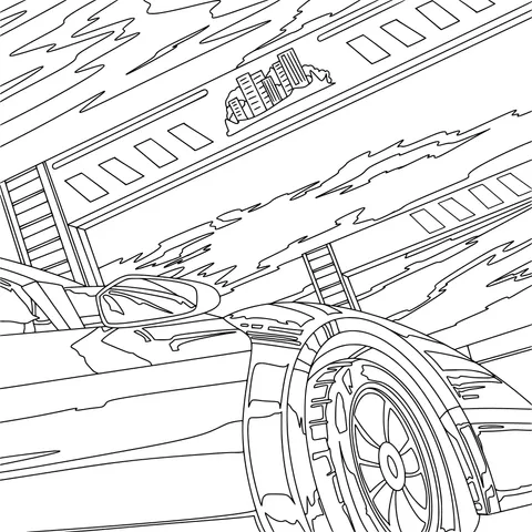 Cyber - styled Pink Car