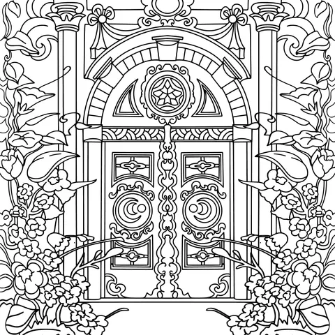 Ornate Floral - Adorned Gate