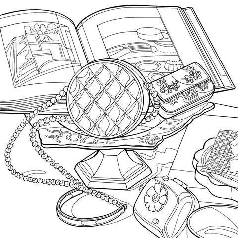 Fashion Accessories and an Open Book