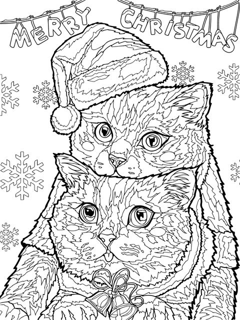 クリスマスの猫