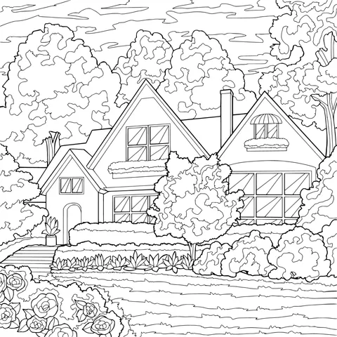 A Cozy Residence in Autumn