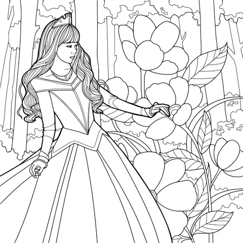 Princess among the Flowers