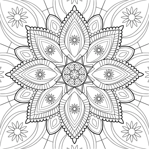 Colorful Mandala Pattern