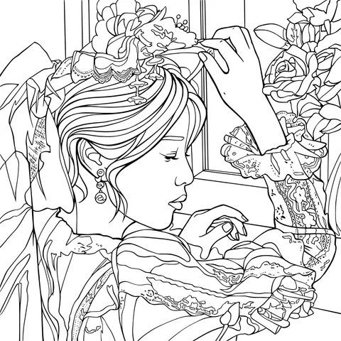 Bride Dressing Up