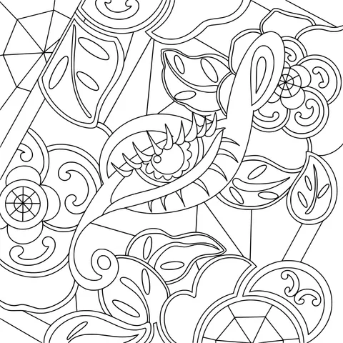 Dreamy Eye - Floral Pattern