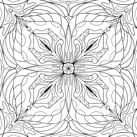Colorful Symmetrical Pattern