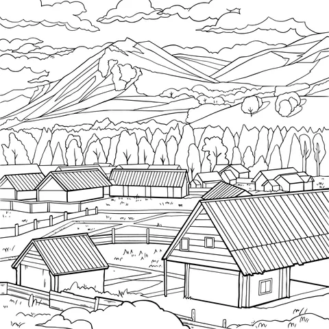 Rural scenery in autumn