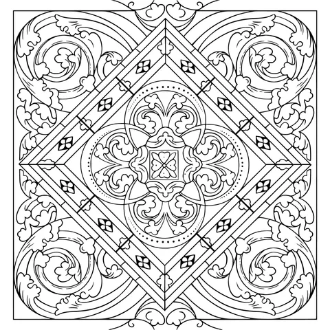 Colorful Geometric Pattern