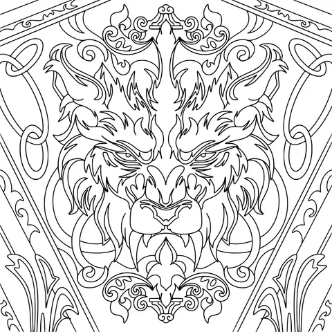 Gorgeous Lion Pattern