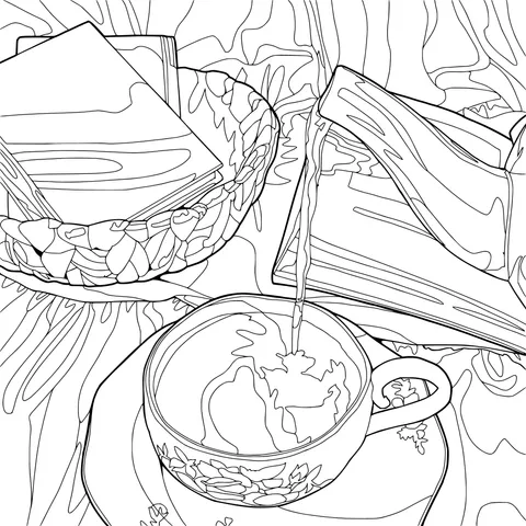 Moments of Tea - Pouring with Books