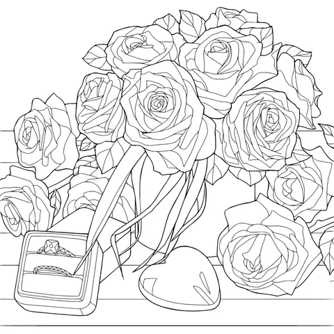 Roses, Rings and a Heart