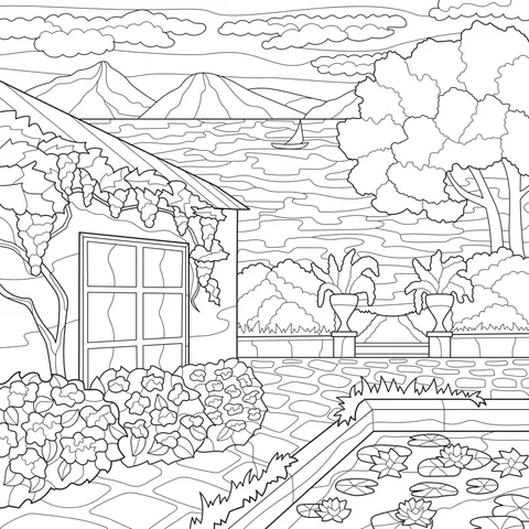 Lakeside Garden View