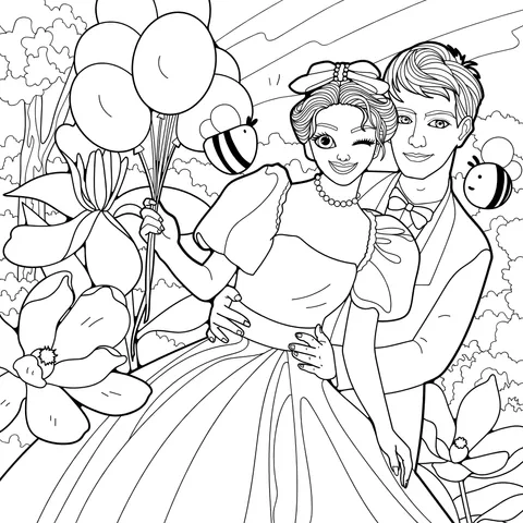 Lovers in the Garden
