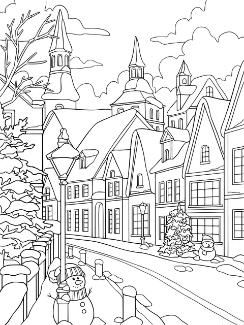 A Winter Fairy - tale Town