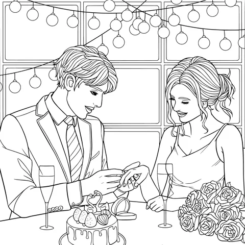 Romantic Proposal Moment